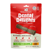 Stella & Chewy's Dental Delights Dog Treats, Large, 4 Count