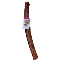 Tuesdays Natural Dog Ostrich Trachea Natural Dog Treat, 12"