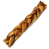 Tuesdays Natural Dog Jumbo Braided Collagen Sticks Natural Chew Dog Treat, 12"
