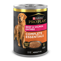 Purina Pro Plan Grain-Free Beef And Salmon Entree Wet Dog Food, 13Oz