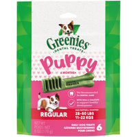 Greenies Puppy Regular Size Natural Dental Dog Treats