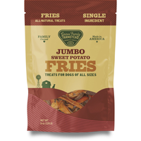 Gaines Family Farmstead Jumbo Sweet Potato Fries Dog Treats, 8Oz