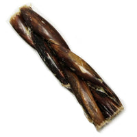 Tuesdays Natural Dog Braided Beef Gullets Natural Chew Dog Treat, 6"