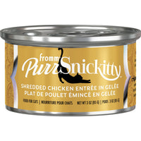 Fromm Purrsnickitty Shredded Chicken In Gelée Wet Cat Food, 3-Oz-12 Pack