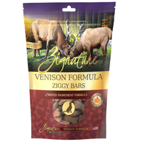 Zignature Venison Formula Ziggy Bars Biscuit Dog Treats