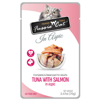 Fussie Cat Premium Tuna With Salmon In Aspic Wet Cat Food, 2.47 Oz