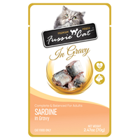 Fussie Cat Premium Sardine In Gravy Wet Cat Food, 2.47Oz
