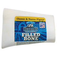 Redbarn Pet Products Filled Bone Dog Treat Cheese & Bacon, 3.5Oz Small