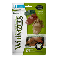 Whimzees Grain-Free Small Alligator Dental Treats For Dogs, 24 Ct
