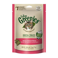 Greenies Feline Adult Cat Dental Treats, Savory Salmon, 9.75Oz