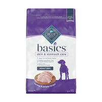 Blue Buffalo Basics Skin & Stomach Care, Natural Adult Dry Dog Food, Turkey & Potato 24Lb