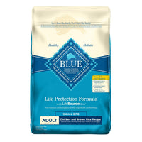 Blue Buffalo Life Protection Formula Natural Adult Small Bite Dry Dog Food, Chicken And Brown Rice, 5Lb