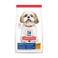 Hill's Science Diet Senior 7+ Small Bites Chicken Meal, Barley & Rice Recipe Dry Dog Food, 15lb