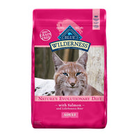 Blue Buffalo Wilderness Salmon Recipe Adult Cat Food, 5lb