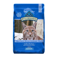 Blue Buffalo Wilderness Indoor Chicken Recipe Adult Cat Food, 5lb