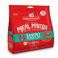 Stella & Chewy's Freeze-Dried Raw Savory Salmon & Cod Meal Mixers Dog Food
