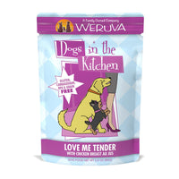 Weruva Dogs In The Kitchen Love Me Tender With Chicken Breast Au Jus Wet Dog Food, 10-Oz Pack Of 12