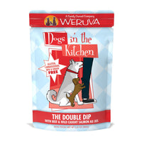 Weruva Dogs In The Kitchen, The Double Dip With Beef & Wild-Caught Salmon Au Jus Wet Dog Food, 10-Oz Can - Pack Of 12