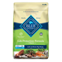 Blue Buffalo Life Protection Small Breed Adult Lamb & Brown Rice Recipe Dry Dog Food, 5Lb
