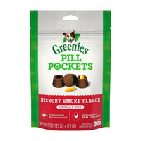 Greenies Pill Pockets Hickory Smoke Flavor Capsules Dog Treat, 15.8oz