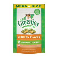 Greenies Smartbites Hairball Control Treats Chicken Flavor Dental Treat