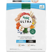 Nutro Ultra Adult Weight Management Dry Dog Food - The Superfood Plate With Chicken, Lamb & Salmon Protein Trio