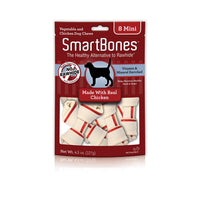 Smartbones Mini Chicken Rawhide Alternative Chews Dog Treats, 16 Count