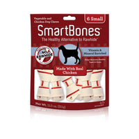 Smartbones Small Chicken Rawhide Alternative Chews Dog Treats, 6 Pack