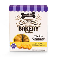 Three Dog Bakery Lick'n Crunch! Cookies, Vanilla Flavor