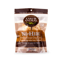 Earth Animal No-Hide Rawhide Alternative Dog Treat Chew, Venison, 2 Pack