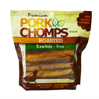 Pork Chomps Roasted Large Twists Dog Treat, 15pack