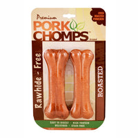 Pork Chomps Roasted Pressed Bones Dog Treat