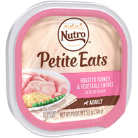 Nutro Small Breed Adults Petite Eats Roasted Turkey & Vegetable Entree Cuts In Gravy Dog Food