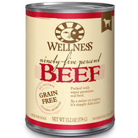 Wellness 95% Beef Natural Grain Free Wet Dog Food