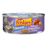 Friskies Shreds Turkey & Cheese Dinner Gravy Wet Cat Food