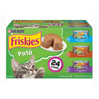 Friskies Classic Pate Recipes Wet Cat Food Variety Pack, 24 5.5 Oz Cans