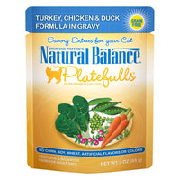 Natural Balance Platefulls Turkey, Chicken & Duck Formula In Gravy Cat Food