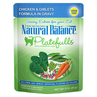 Natural Balance Platefulls Chicken & Giblets Formula In Gravy Cat Food
