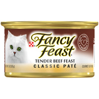 Fancy Feast Tender Beef Classic Grain-Free Wet Cat Food