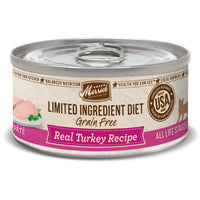 Merrick Limited Ingredient Diet Grain Free Real Turkey Recipe Pate Cat Food