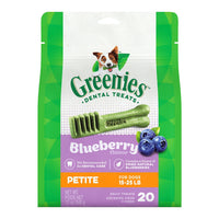 Greenies Blueberry Flavor Dental Treats Petite