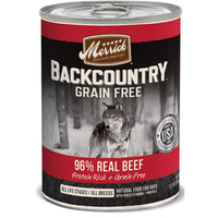 Merrick Backcountry Grain Free Real Beef Recipe Wet Dog Food