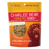Charlee Bear Grain Free Crunch Chicken, Pumpkin & Apple Flavor Dog Treat