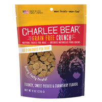 Charlee Bear Grain Free Crunch Turkey, Sweet Potato & Cranberry Flavor Dog Treat