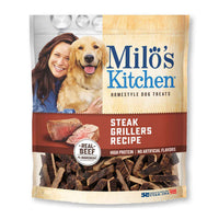 Milo's Kitchen Steak Grillers Recipe With Angus Steak Dog Treat