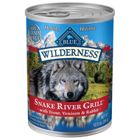 Blue Buffalo Wilderness Snake River Grill With Trout, Venison & Rabbit Dog Food