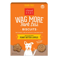 Wag More Bark Less Cloud Star Grain Free Oven Baked With Peanut Butter & Apples Dog Treat