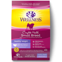 Wellness Complete Health Small Breed Healthy Weight Deboned Turkey & Brown Rice Recipe Dog Food