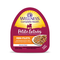 Wellness Petite Entrees Mini Filets Small Breed Wet Dog Food, Roasted Chicken, Beef, Carrots & Green Beans