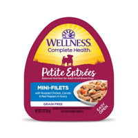 Wellness Petite Entrees Mini-Filets With Roasted Chicken, Carrots & Red Peppers In Gravy Small Breed Wet Dog Food